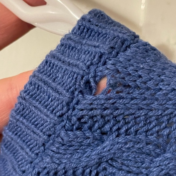 Forever 21 Blue Cable Knit Sweater - Picture 5 of 5